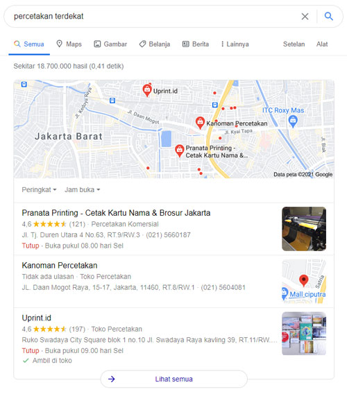 Optimasi Google Bisnisku Di Pencarian Google Satu Digital