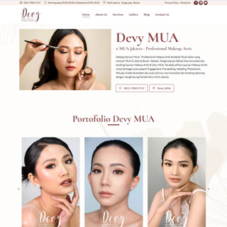 Jasa Pembuatan Web Devy MUA Jakarta Jasa Pembuatan Web Devy MUA Jakarta